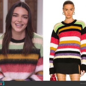 RTA Esme Mohair Striped Sweater